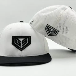 GS Sports Crest PTS20M Hat - White/Black With Black Logo