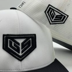 GS Sports Crest PTS20M Hat - White/Black With Black Logo
