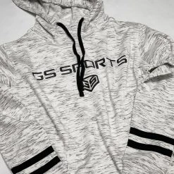 GS Sports Wordmark Womens White Heather Hoodie APPAREL