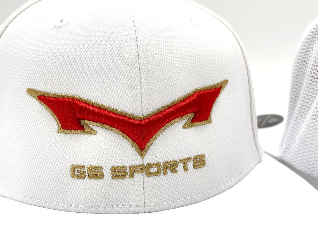 GS Sports Monsta RoTK Flatbill Hat - White 2 GS Sports Monsta RoTK Flatbill Hat - White