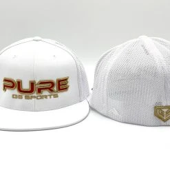 GS Sports Pure RoTK Flatbill Hat - White