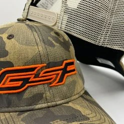 GSP Outdoors Camo Snapback Hat - Hunter Orange