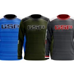 GS Sports GSP Tonal Long Sleeve Jersey (full Mesh!!) APPAREL