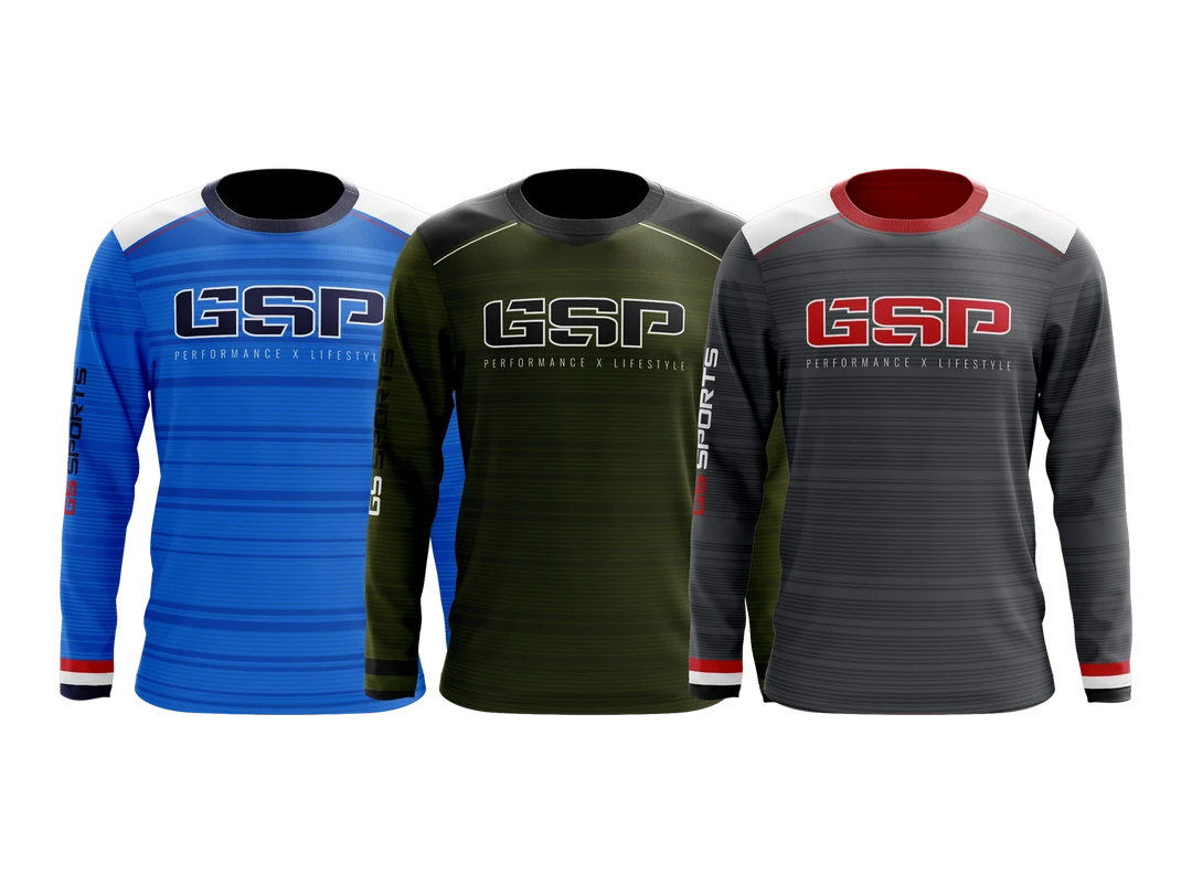 GS Sports GSP Tonal Long Sleeve Jersey (full Mesh!!) APPAREL 1 GS Sports GSP Tonal Long Sleeve Jersey (full Mesh!!) APPAREL