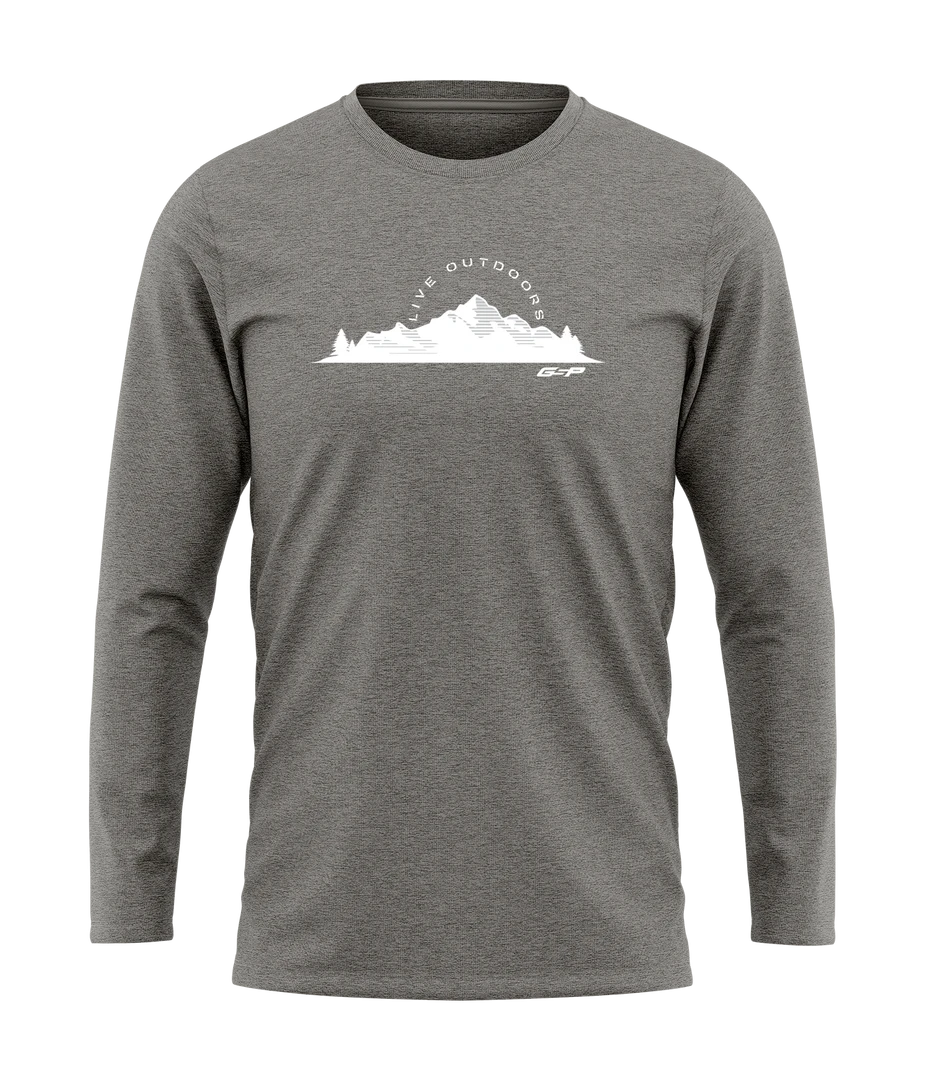 GSP Outdoors Outdoor Lifestyle GSP Live Outdoors Long Sleeve Tee 1 GSP Outdoors Outdoor Lifestyle GSP Live Outdoors Long Sleeve Tee