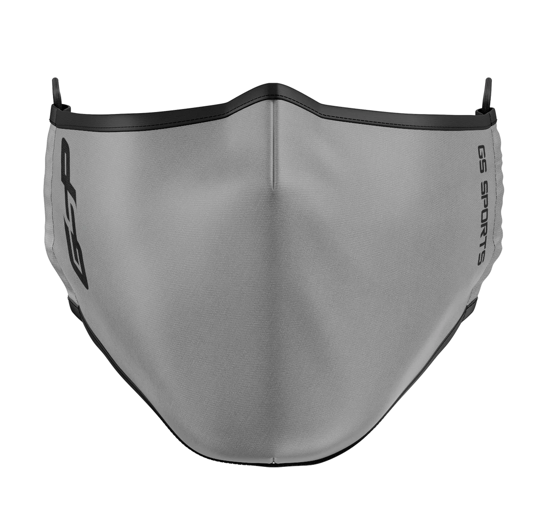 GS Sports GSP Dual Layer With Filter Pocket Mask (Overhead Dual Straps) - Grey (Available In Youth) 1 GS Sports GSP Dual Layer With Filter Pocket Mask (Overhead Dual Straps) - Grey (Available In Youth)