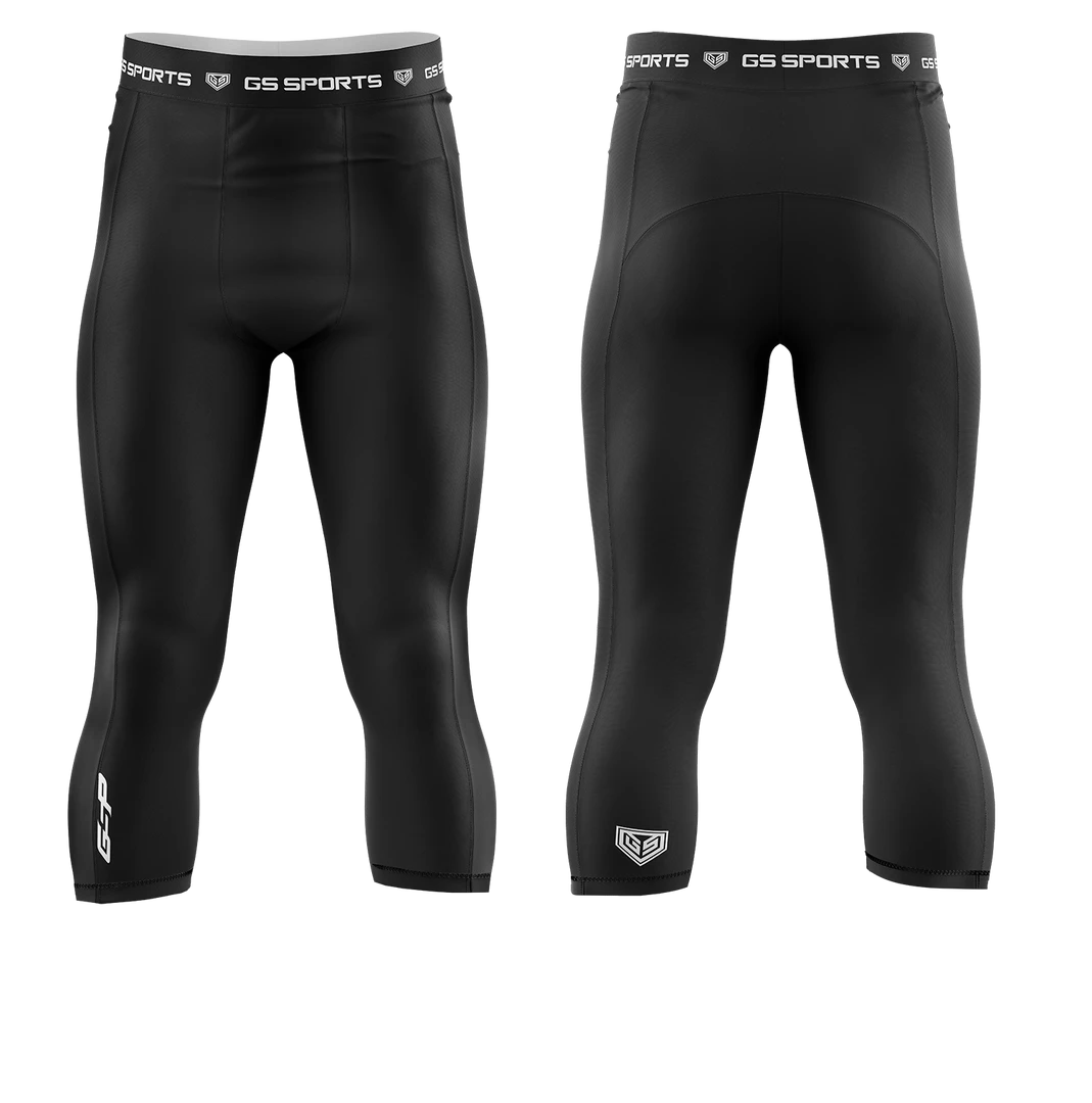 APPAREL GS Sports Men's 3/4 Compression Tights 3 APPAREL GS Sports Men's 3/4 Compression Tights