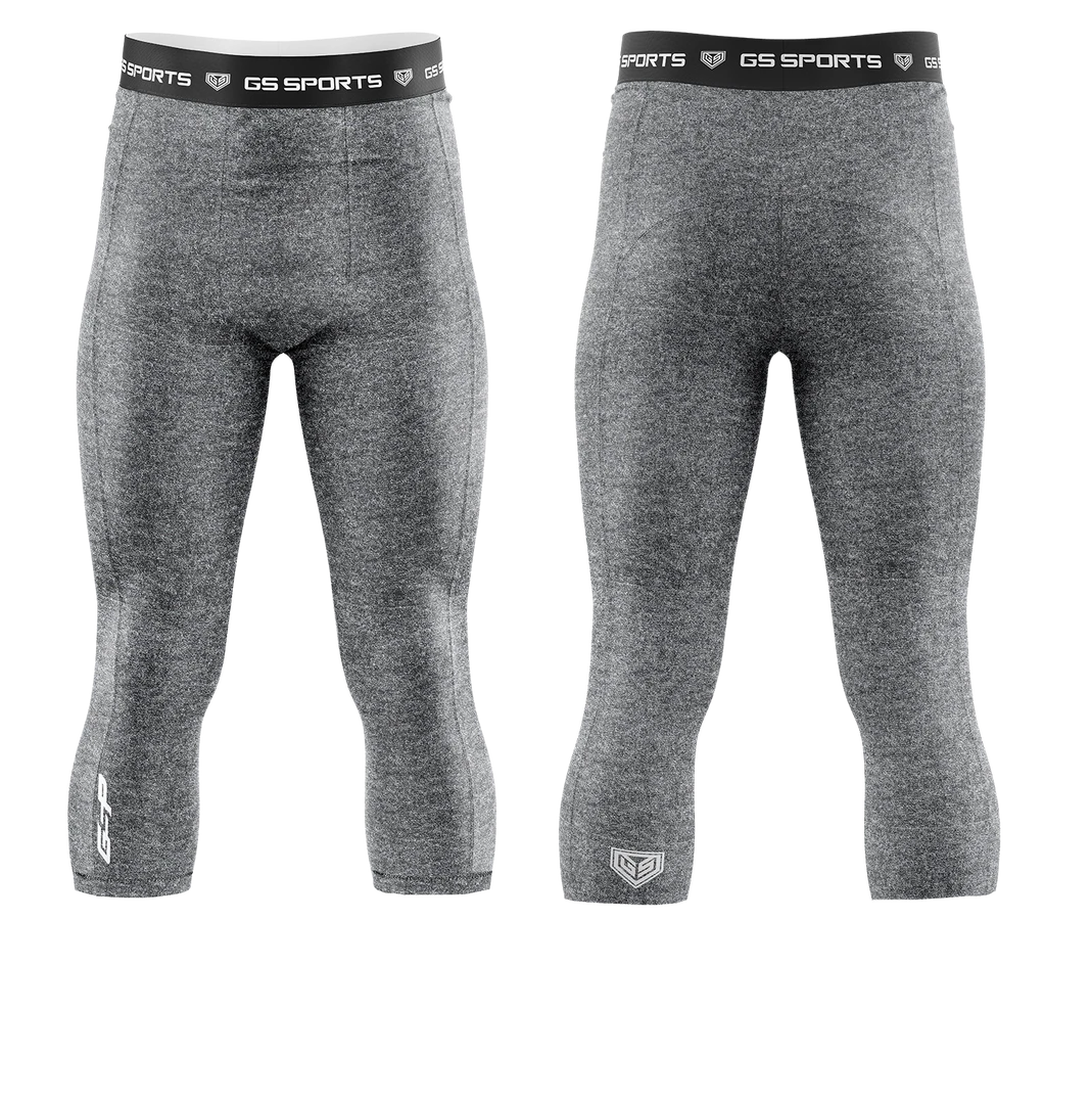 APPAREL GS Sports Men's 3/4 Compression Tights 1 APPAREL GS Sports Men's 3/4 Compression Tights