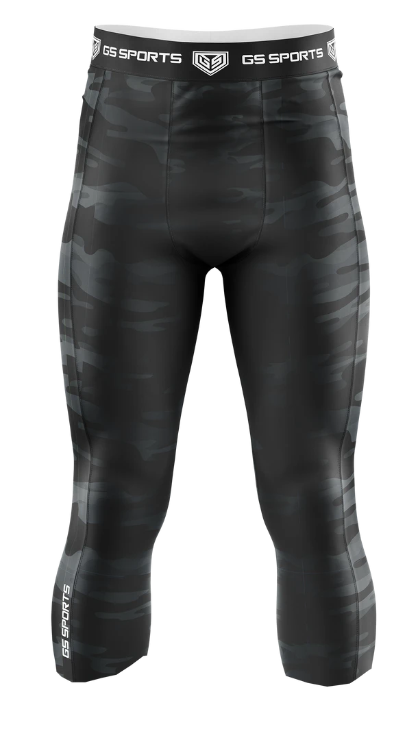 APPAREL GS Sports Men's 3/4 Compression Tights Camo Collection 3 APPAREL GS Sports Men's 3/4 Compression Tights Camo Collection