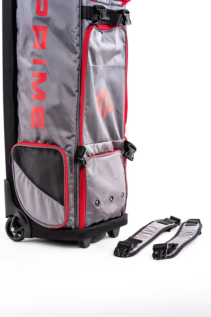 Alpha Prime Roller Bag - Grey/Red Wheeled Roller Bags 3 Alpha Prime Roller Bag - Grey/Red Wheeled Roller Bags