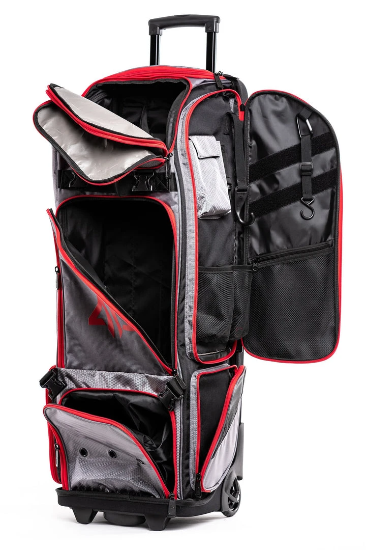 Alpha Prime Roller Bag - Grey/Red Wheeled Roller Bags 4 Alpha Prime Roller Bag - Grey/Red Wheeled Roller Bags
