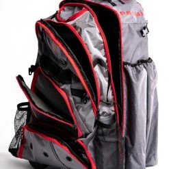 Backpacks Alpha Prime Series II Roller Bat Backpack - Grey / Red