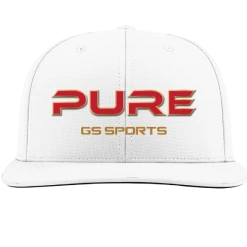 GS Sports Pure RoTK Flatbill Hat - White 5 GS Sports Pure RoTK Flatbill Hat - White