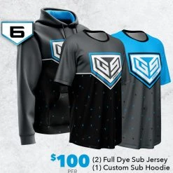 GS Sports Custom Team Uniform Package 6 - $100 Per Player CUSTOM UNIFORM