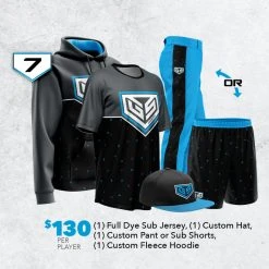 GS Sports Custom Team Uniform Package 7 - $130 Per Player CUSTOM UNIFORM