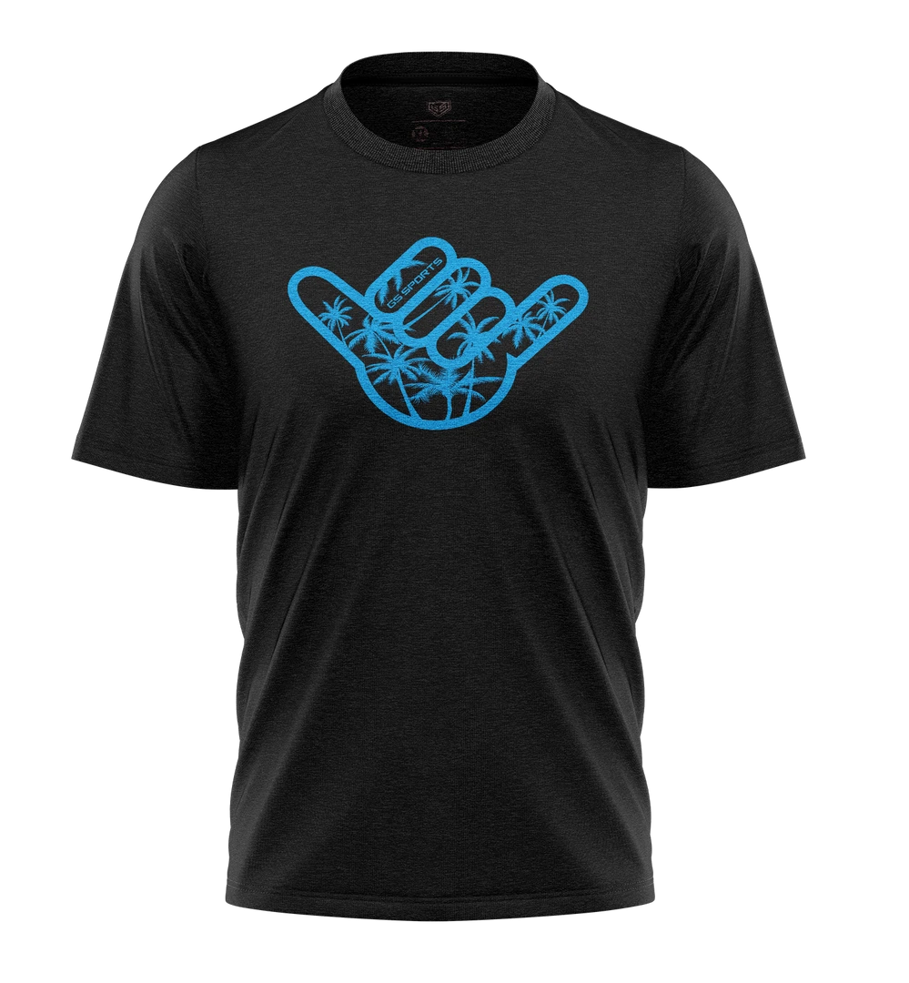 GS Sports APPAREL 2021 GSP Palm Tree Shaka Tee 1 GS Sports APPAREL 2021 GSP Palm Tree Shaka Tee