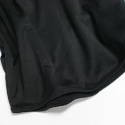 GS Sports Short Sleeve Quarter Zip Fleece Hoodie - Black / White