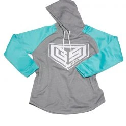 APPAREL GS Sports Pro Series Tackle Twill Fleece Hoodie - Heather / Teal
