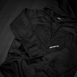 APPAREL GS Sports Pro Series Tackle Twill Fleece Hoodie - Blackout