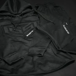 APPAREL GS Sports Pro Series Tackle Twill Fleece Hoodie - Blackout
