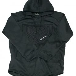APPAREL GS Sports Pro Series Tackle Twill Fleece Hoodie - Blackout