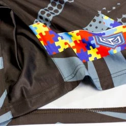 GS Sports APPAREL Autism Awareness Shorts 10 GS Sports APPAREL Autism Awareness Shorts