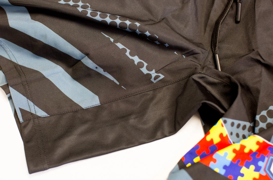 GS Sports APPAREL Autism Awareness Shorts 8 GS Sports APPAREL Autism Awareness Shorts