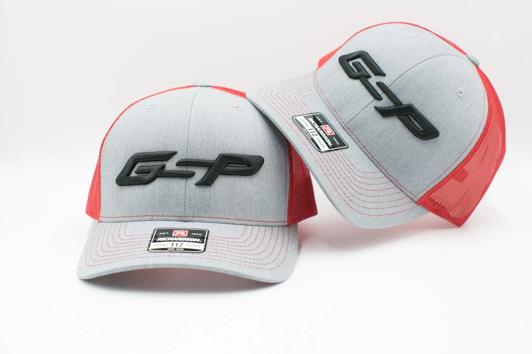 GS Sports GSP Snapback Hat - Heather / Red With Black GSP 1 GS Sports GSP Snapback Hat - Heather / Red With Black GSP