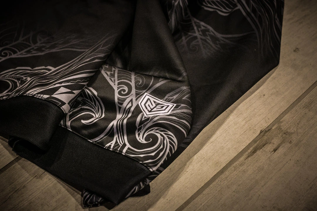 APPAREL GS Sports Fleece Scuba Neck Hoodie - GSP Black Tribal 5 APPAREL GS Sports Fleece Scuba Neck Hoodie - GSP Black Tribal