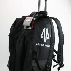 Alpha Prime Series Roller Bat Backpack - Black Backpacks