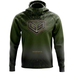 GS Sports Tribal Polynesian Scuba Neck Hoodie GS Sports Collection