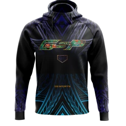 GS Sports Tribal Polynesian Scuba Neck Hoodie GS Sports Collection