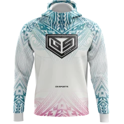 GS Sports Tribal Polynesian Scuba Neck Hoodie GS Sports Collection