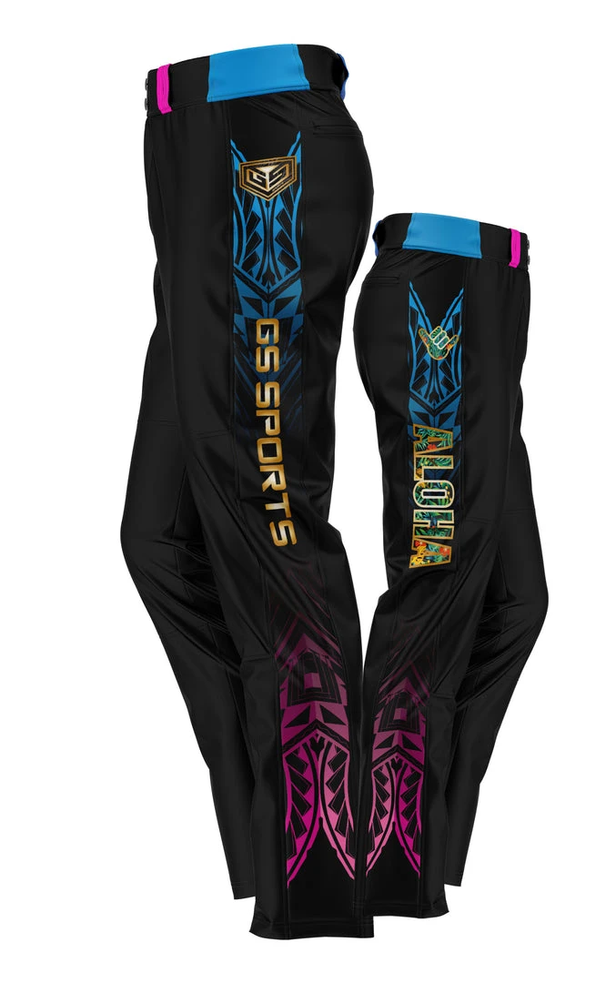 GS Sports Tribal Polynesian Softball Pants APPAREL 3 GS Sports Tribal Polynesian Softball Pants APPAREL