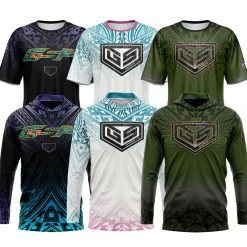 GS Sports Tribal Polynesian Jersey & Lightweight Hoodie
