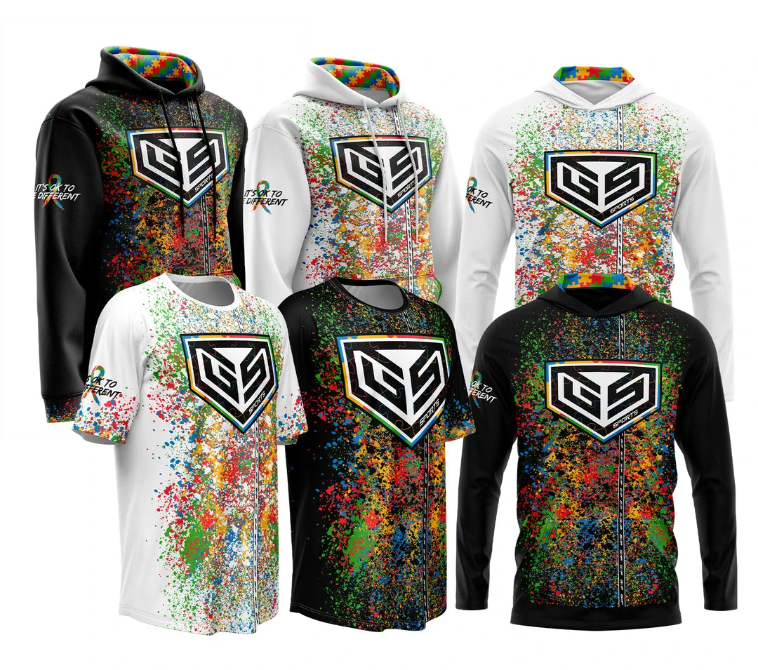GS Sports APPAREL 2021 Autism Awareness Collection - Jersey, Lightweight Jersey Hoodie, Fleece Hoodie (STOCK) 1 GS Sports APPAREL 2021 Autism Awareness Collection - Jersey, Lightweight Jersey Hoodie, Fleece Hoodie (STOCK)