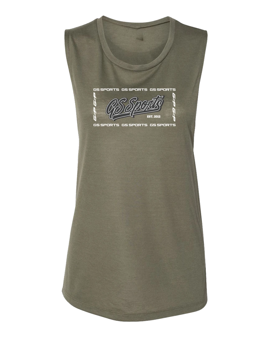 Womens Muscle Tank - GS Sports Box 1 Womens Muscle Tank - GS Sports Box