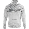 GS Sports Fleece Scuba Neck Hoodie - GSP White Tribal
