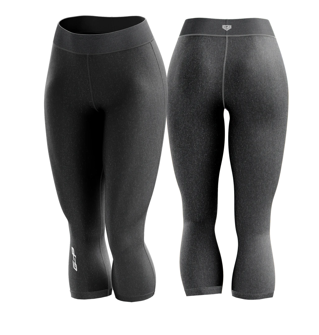GS Sports Womens Pro Series 3/4 Leggings 1 GS Sports Womens Pro Series 3/4 Leggings