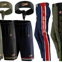 GS Sports America Collection Pants Shorts Headbands BUY IN