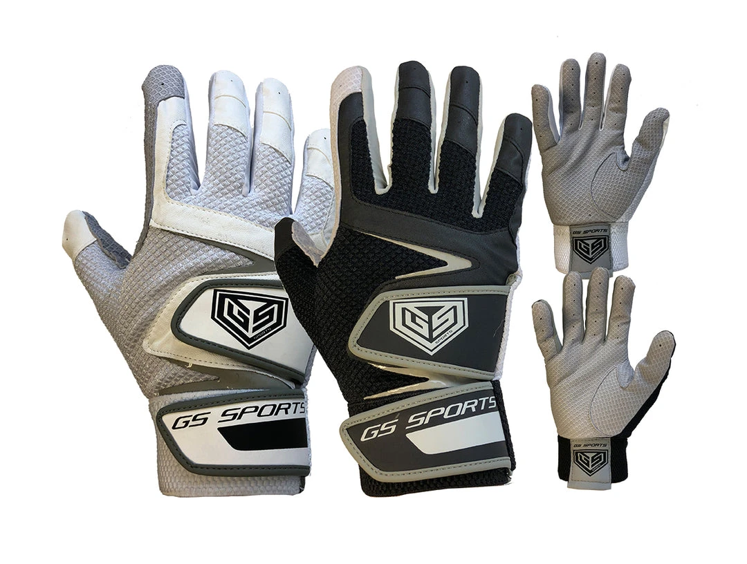 GS Sports Pro Series Dual Strap Batting Gloves 2 GS Sports Pro Series Dual Strap Batting Gloves