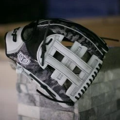 Ball Gloves GS Sports Signature Series 12.75" Dual Post Ball Glove - Black Camo