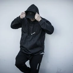 APPAREL GS Sports Pro Series Tackle Twill Fleece Hoodie - Blackout