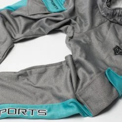 GS Sports Pro Series V3 Cargo Fleece Pants - Charcoal Heather / Teal GS Sports Collection