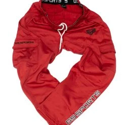 GS Sports Pro Series V3 Cargo Fleece Pants - Red GS Sports Collection