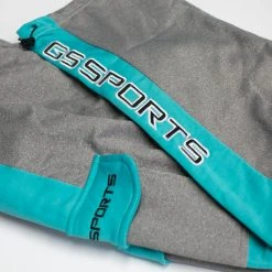 GS Sports Pro Series V3 Cargo Fleece Pants - Charcoal Heather / Teal GS Sports Collection