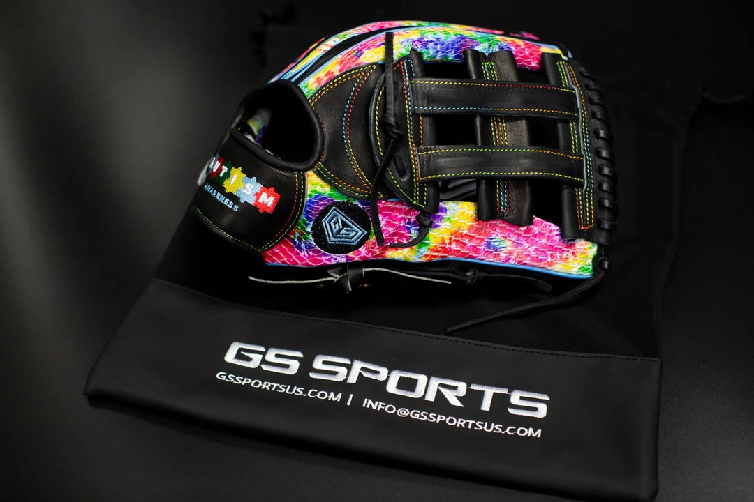 GS Sports Signature Series 13"5 And 12.75" H Web Ball Glove - Autism Awareness Edition Ball Gloves 8 GS Sports Signature Series 13"5 And 12.75" H Web Ball Glove - Autism Awareness Edition Ball Gloves