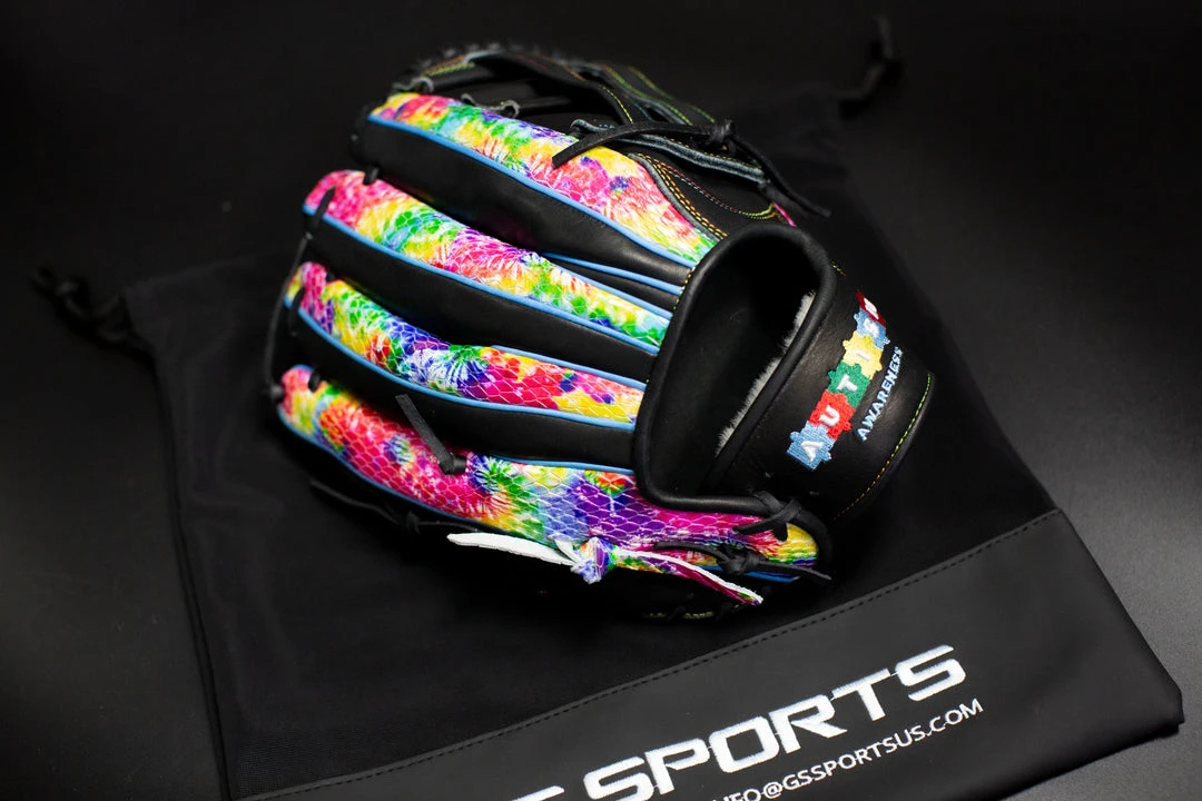 GS Sports Signature Series 13"5 And 12.75" H Web Ball Glove - Autism Awareness Edition Ball Gloves 5 GS Sports Signature Series 13"5 And 12.75" H Web Ball Glove - Autism Awareness Edition Ball Gloves