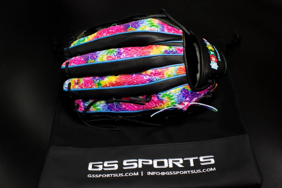 GS Sports Signature Series 13"5 And 12.75" H Web Ball Glove - Autism Awareness Edition Ball Gloves 3 GS Sports Signature Series 13"5 And 12.75" H Web Ball Glove - Autism Awareness Edition Ball Gloves
