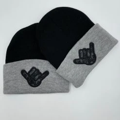 GS Sports Shaka Cuffed Beanie - Heather / Black HEADWEAR